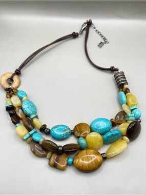 Silpada Stone Multi Strand Necklace N1858